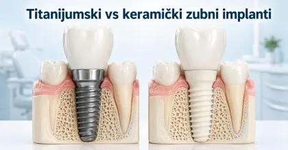 Slika za članak: Titanijumski vs keramički zubni implanti